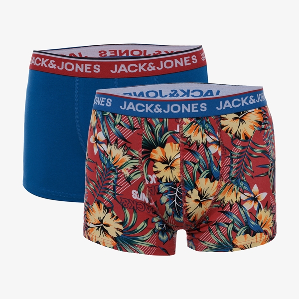 Jack & Jones boxershorts 2-pack blauw/rood 1