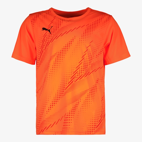 Puma Individual Rise jongens sport T-shirt oranje 1