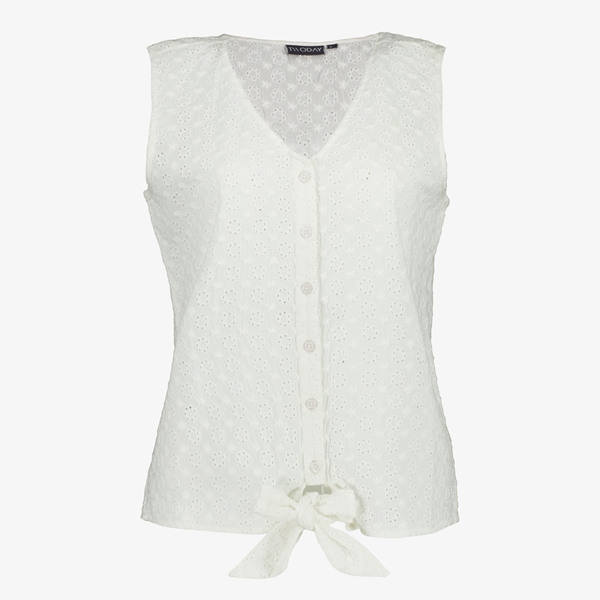 TwoDay mouwloze blouse wit bestellen | Scapino