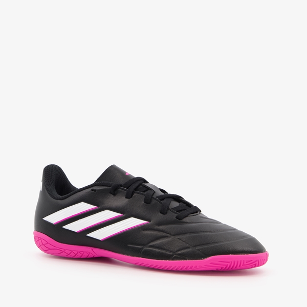 Adidas Copa Pure 4 zaalschoenen zwart/roze 1