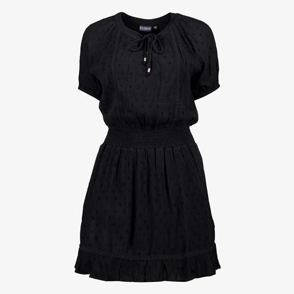TwoDay korte dames jurk zwart 1