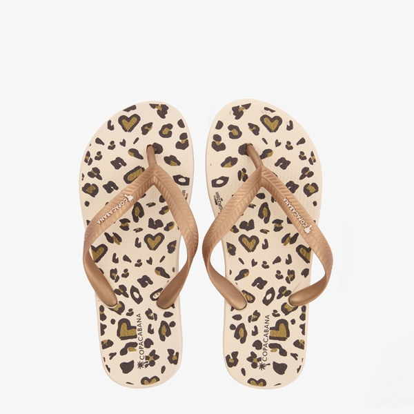 vegan kinder slippers met panterprint online bestellen | Scapino