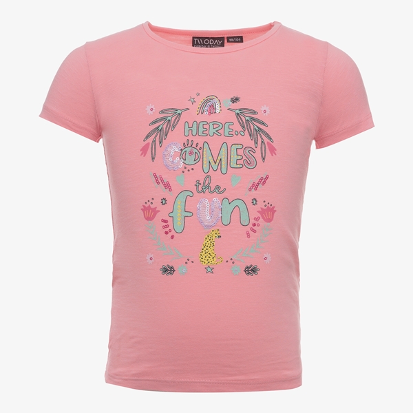 TwoDay meisjes T-shirt met tekstopdruk 1