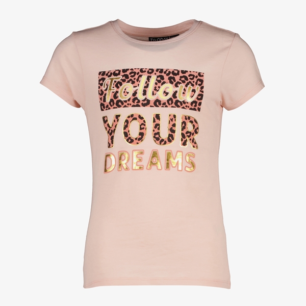 TwoDay meisjes T-shirt met gouden letters 1