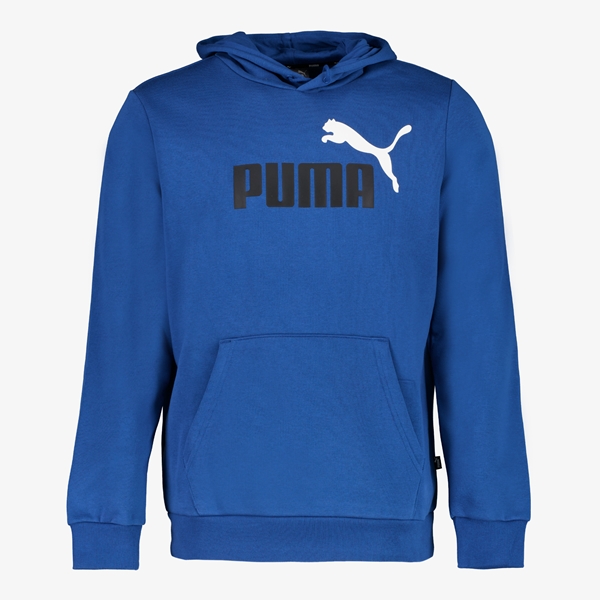 Puma ESS+ Col 2 Big Logo heren hoodie blauw 1
