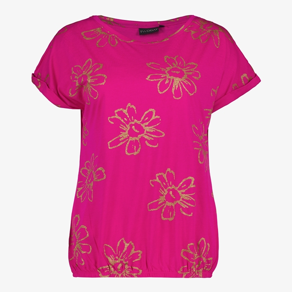 TwoDay dames T-shirt roze met print 1