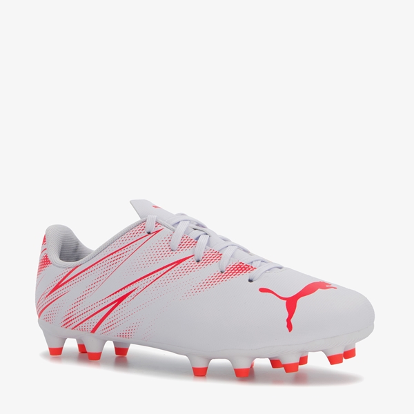 Puma Attacanto FG voetbalschoenen wit/rood 1