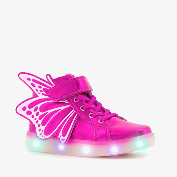 Blue Box meisjes sneakers met lichtjes roze 1