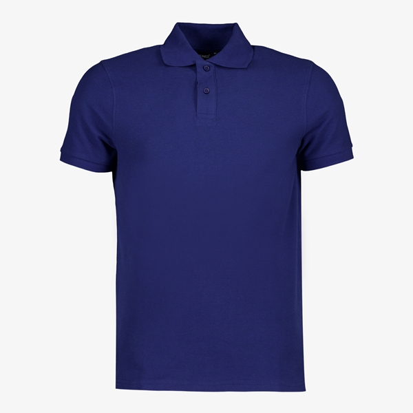 Unsigned heren polo donkerblauw 1