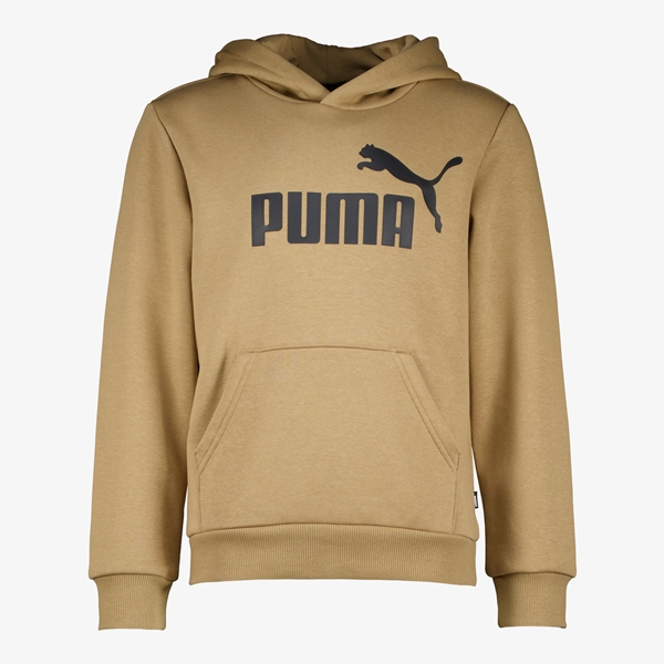 Puma Big Logo kinder hoodie bruin 1