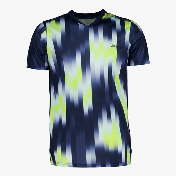 Dutchy Dry heren voetbal T-shirt blauw met print 1