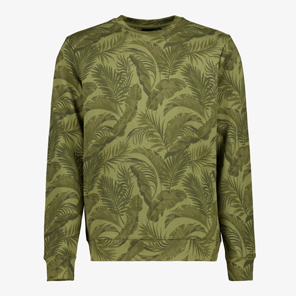 Unsigned heren sweater met botanische print 1