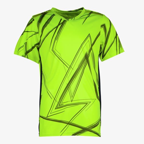 Dutchy Dry kinder voetbal T-shirt neon geel 1