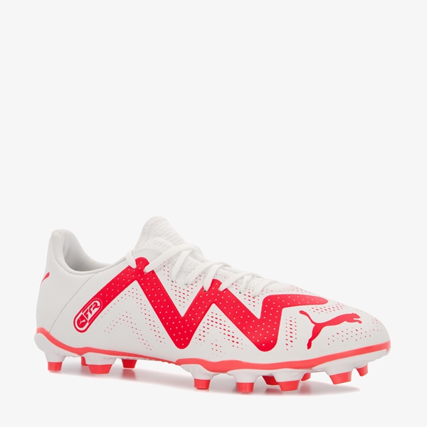 Puma Future Play FG/AG voetbalschoenen wit/rood 1
