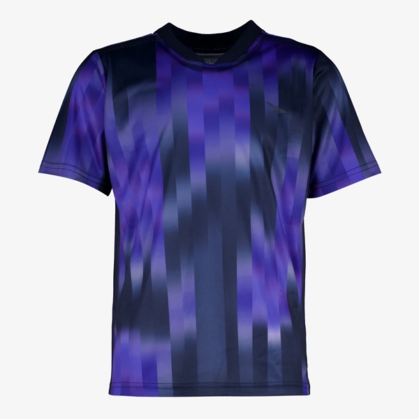 Dutchy Dry kinder voetbal T-shirt met print blauw 1
