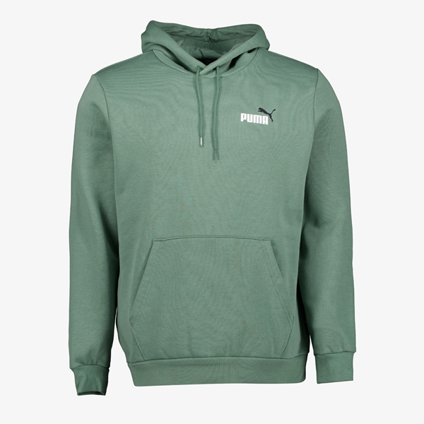 Puma Essentials Small Logo heren hoodie groen 1