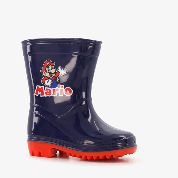 Mario kinder regenlaarzen blauw/rood 1