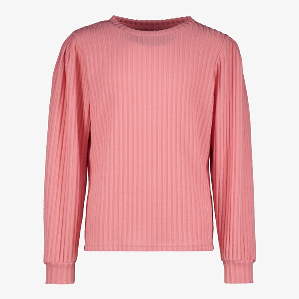 TwoDay meisjes trui met streepjes roze 1