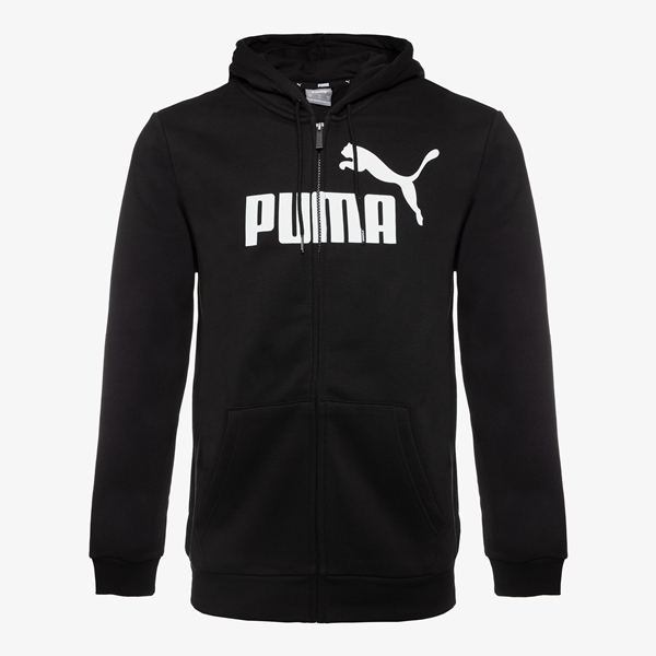Puma Essentials Big Logo heren sweatvest zwart 1