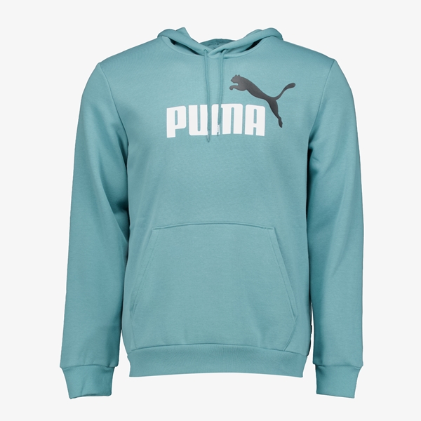 Puma Essentials Big Logo heren hoodie lichtblauw 1
