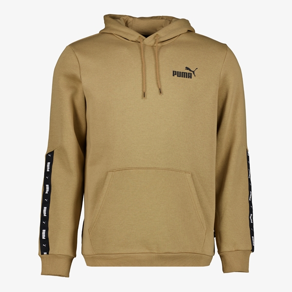 Puma Essentials Tape heren hoodie beige 1