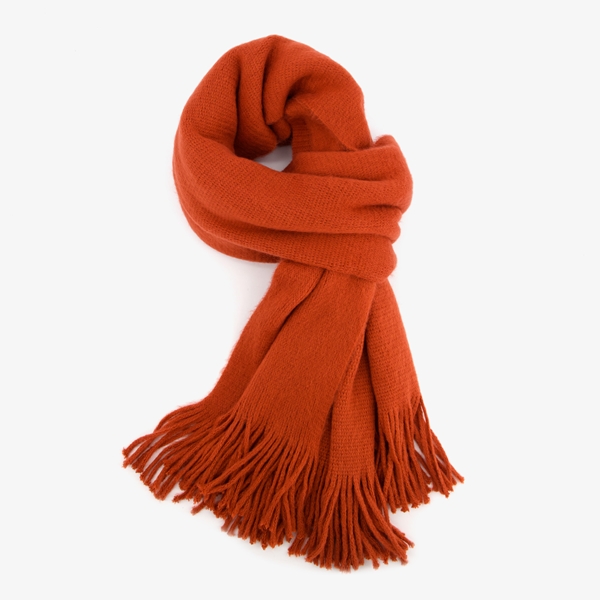 Dames sjaal oranje 1