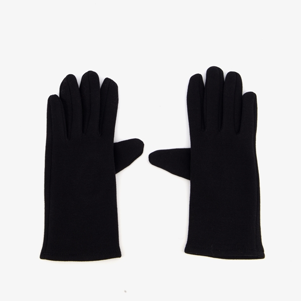Dames handschoenen zwart 1