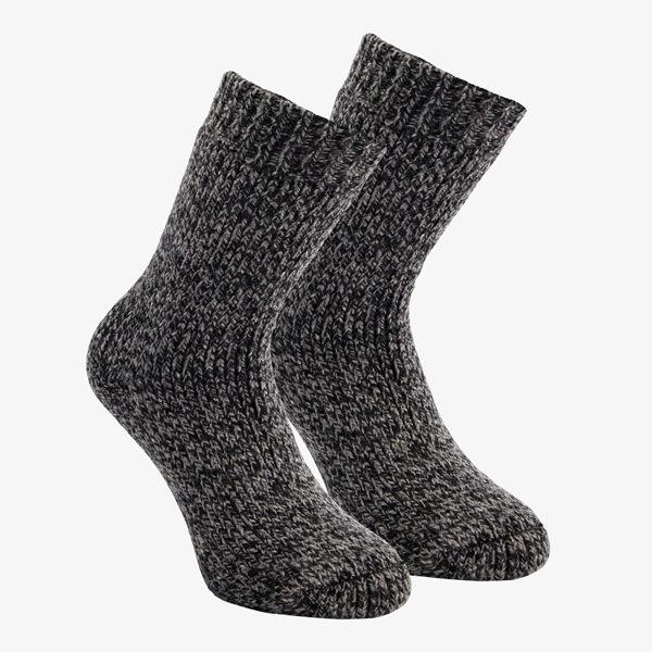 1 paar dames antislip sokken grijs 1