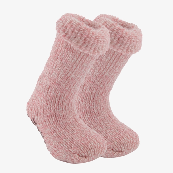 1 paar kinder antislip sokken roze 1