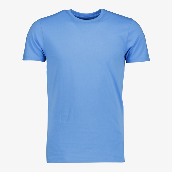 Unsigned heren T-shirt blauw ronde hals 1