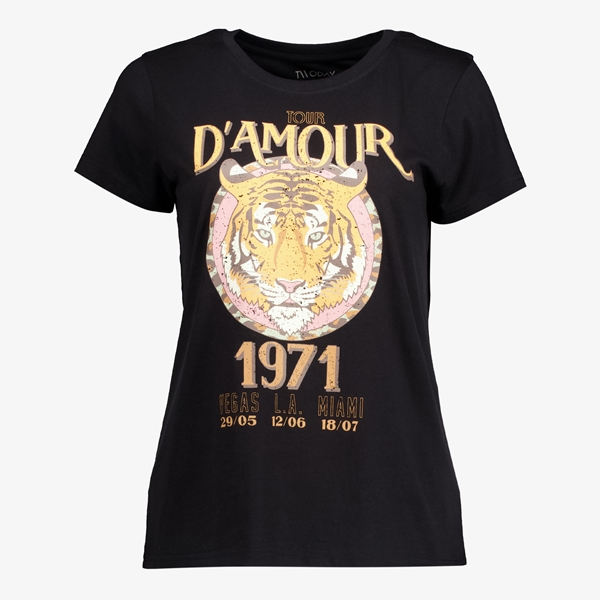TwoDay dames T-shirt met tijgeropdruk 1