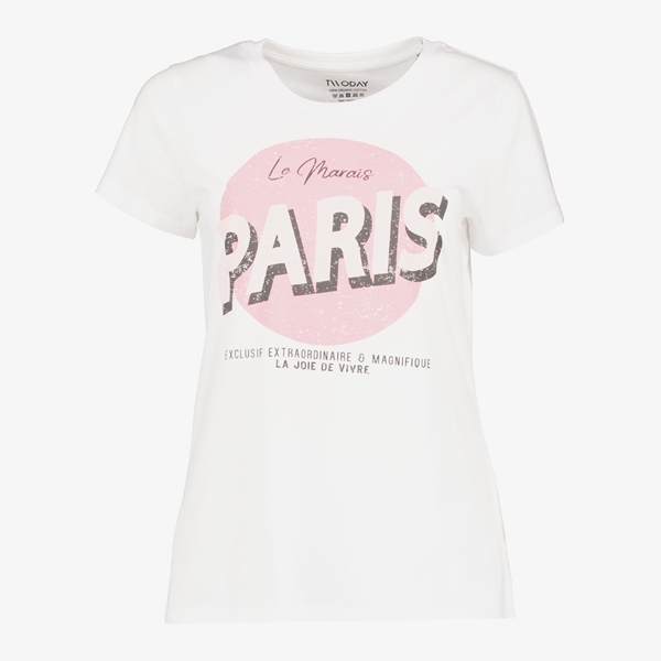 TwoDay dames T-shirt met tekstopdruk wit 1