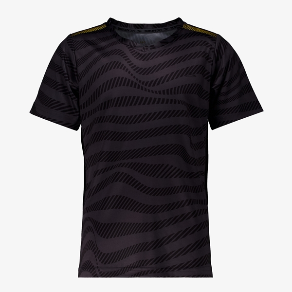 Dutchy Dry kinder voetbal T-shirt zwart 1