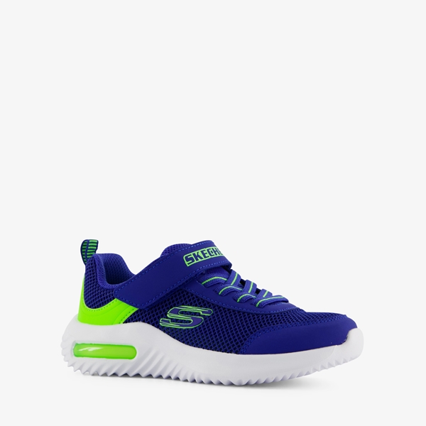 Skechers Bounder Tech kinder sneakers blauw 1