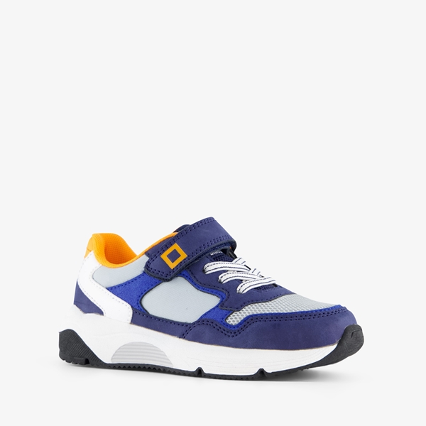 Blue Box jongens sneakers blauw/oranje 1