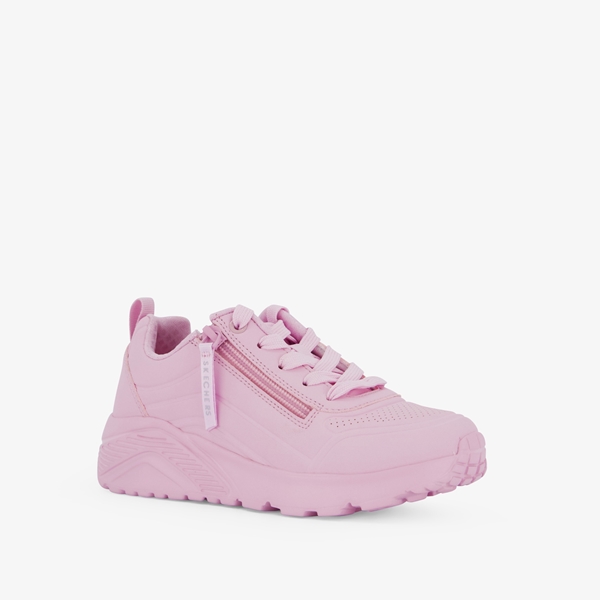Skechers meisjes sneakers roze met rits 1