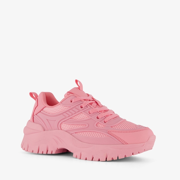 Blue Box dames dad sneakers roze 1
