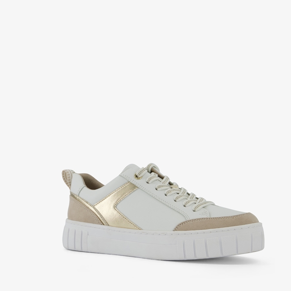 Nova dames sneakers wit/goud 1