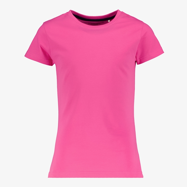 TwoDay basic meisjes T-shirts roze 1