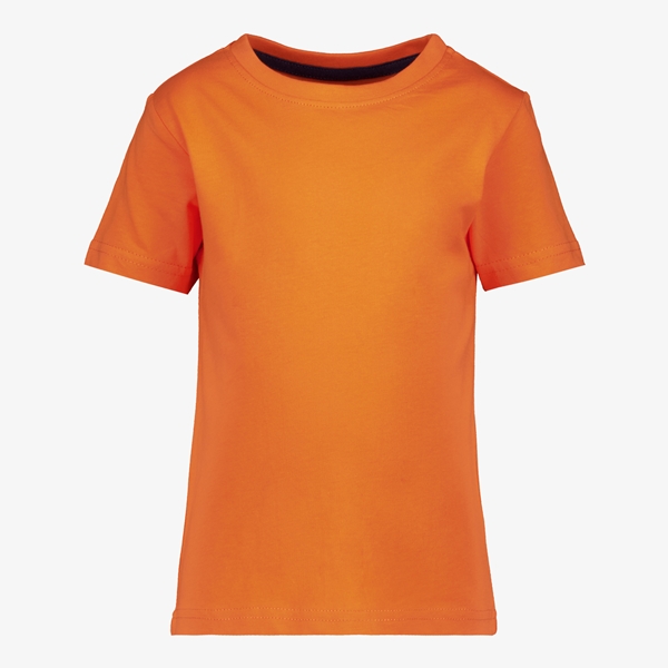 Unsigned basic jongens T-shirt oranje 1