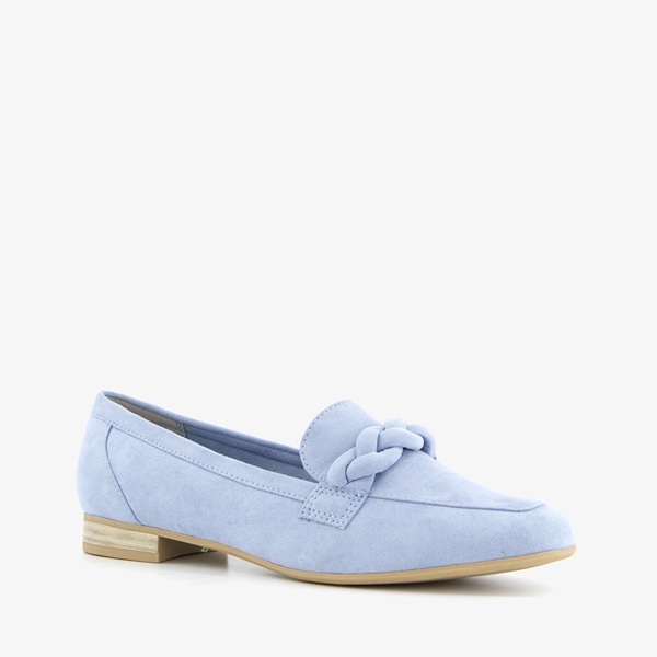 Nova dames loafers lichtblauw 1