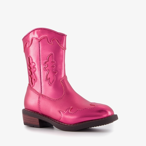 Blue Box meisjes western boots roze 1
