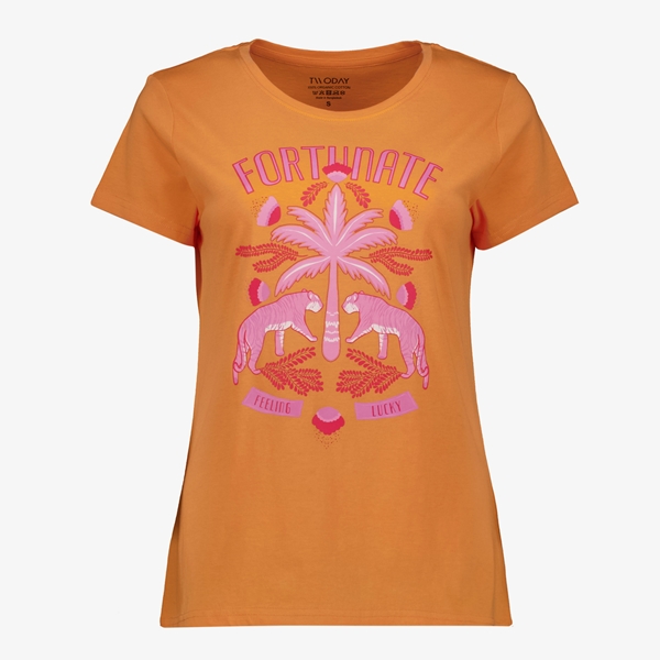 TwoDay dames T-shirt oranje 1