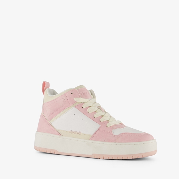 ONLY Shoes hoge dames sneakers roze 1