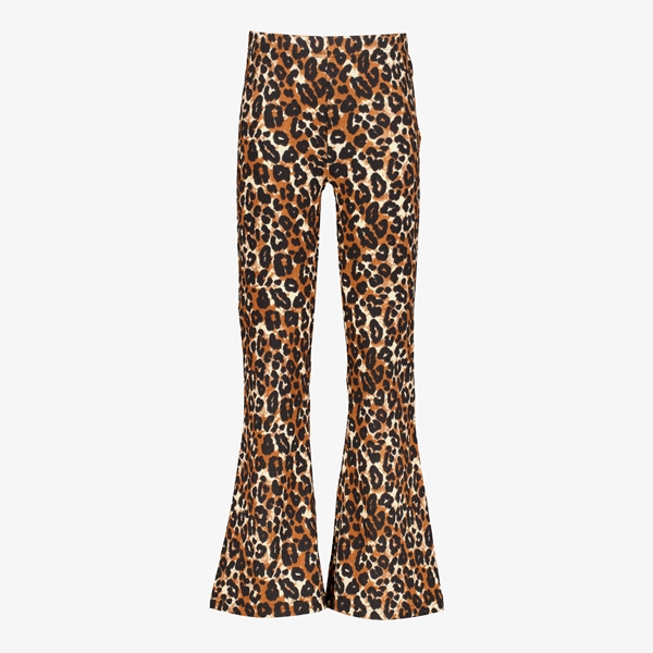 MyWay meisjes flared broek met luipaardprint 1