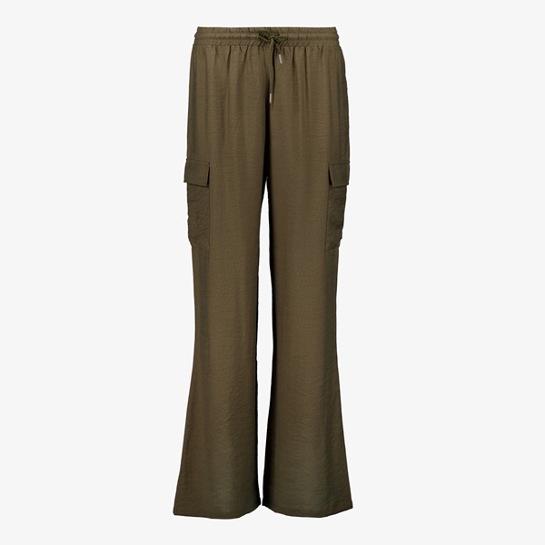 TwoDay dames cargo pantalon donkergroen 1