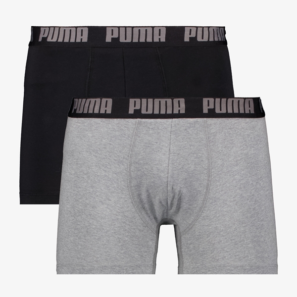 Puma Everyday Basic Boxer 2 paar zwart grijs 1