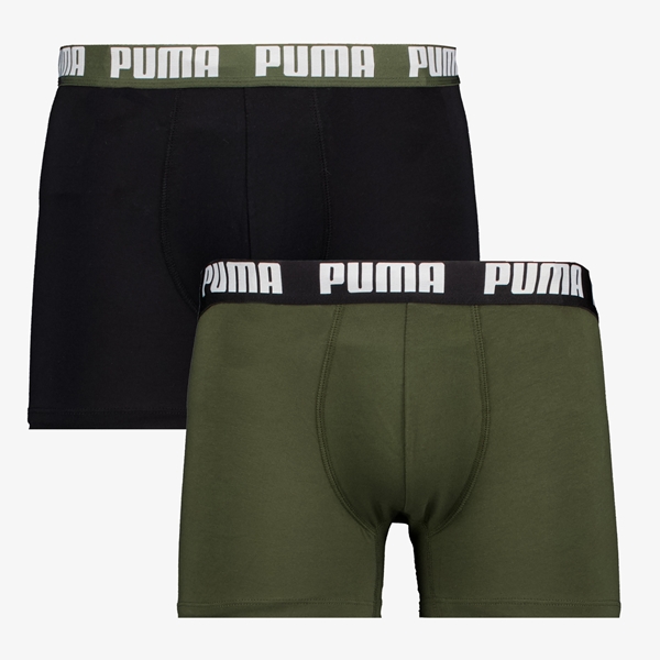 Puma Everyday Basic Boxer 2 paar groen zwart 1