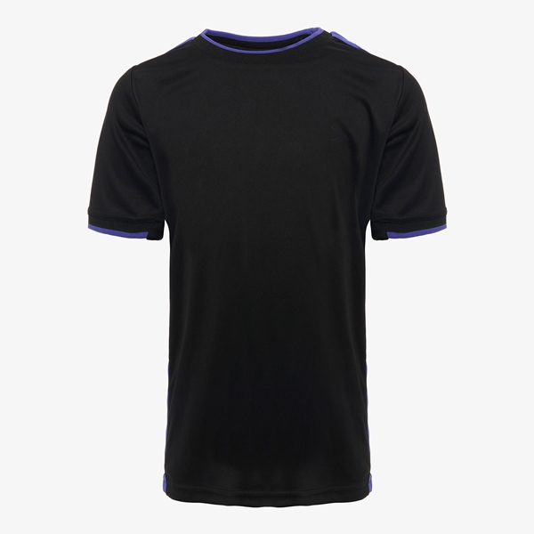 Dutchy kinder voetbal T-shirt zwart paars 1