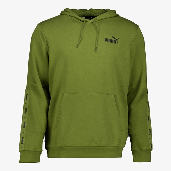 Puma Essentials Big Logo heren hoodie donkergroen 1